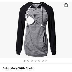 Long-sleeved Nursing Hoodie